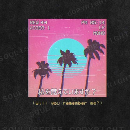 Soulisfree Will you remember me? Washed Tee