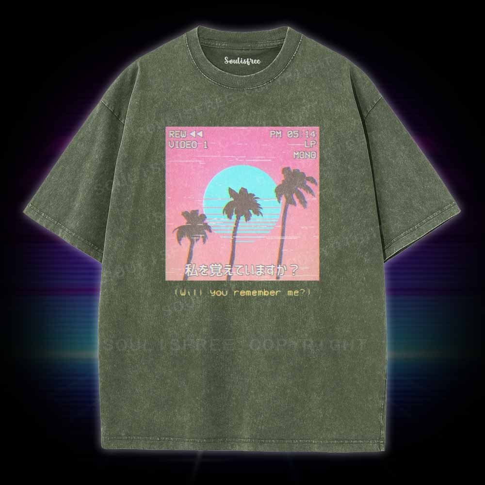 Soulisfree Will you remember me? Washed Tee