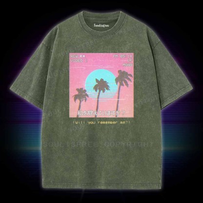 Soulisfree Will you remember me? Washed Tee