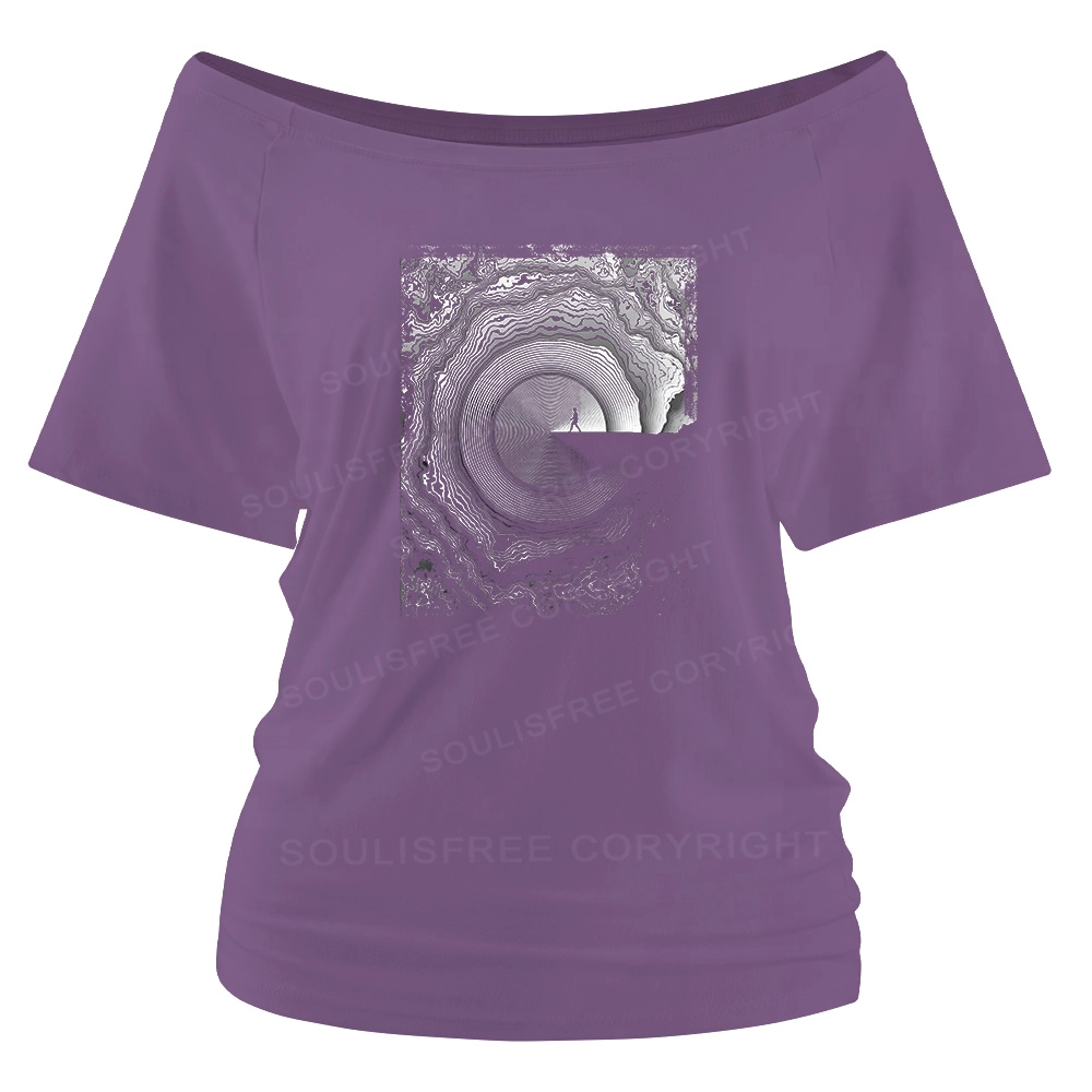 Breaking Rejection Off Shoulder Top