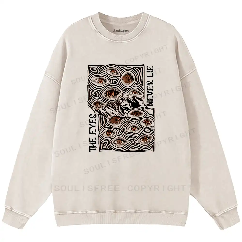 Behind the Eyes Washed Sweatshirts