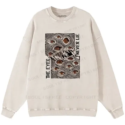 Behind the Eyes Washed Sweatshirts