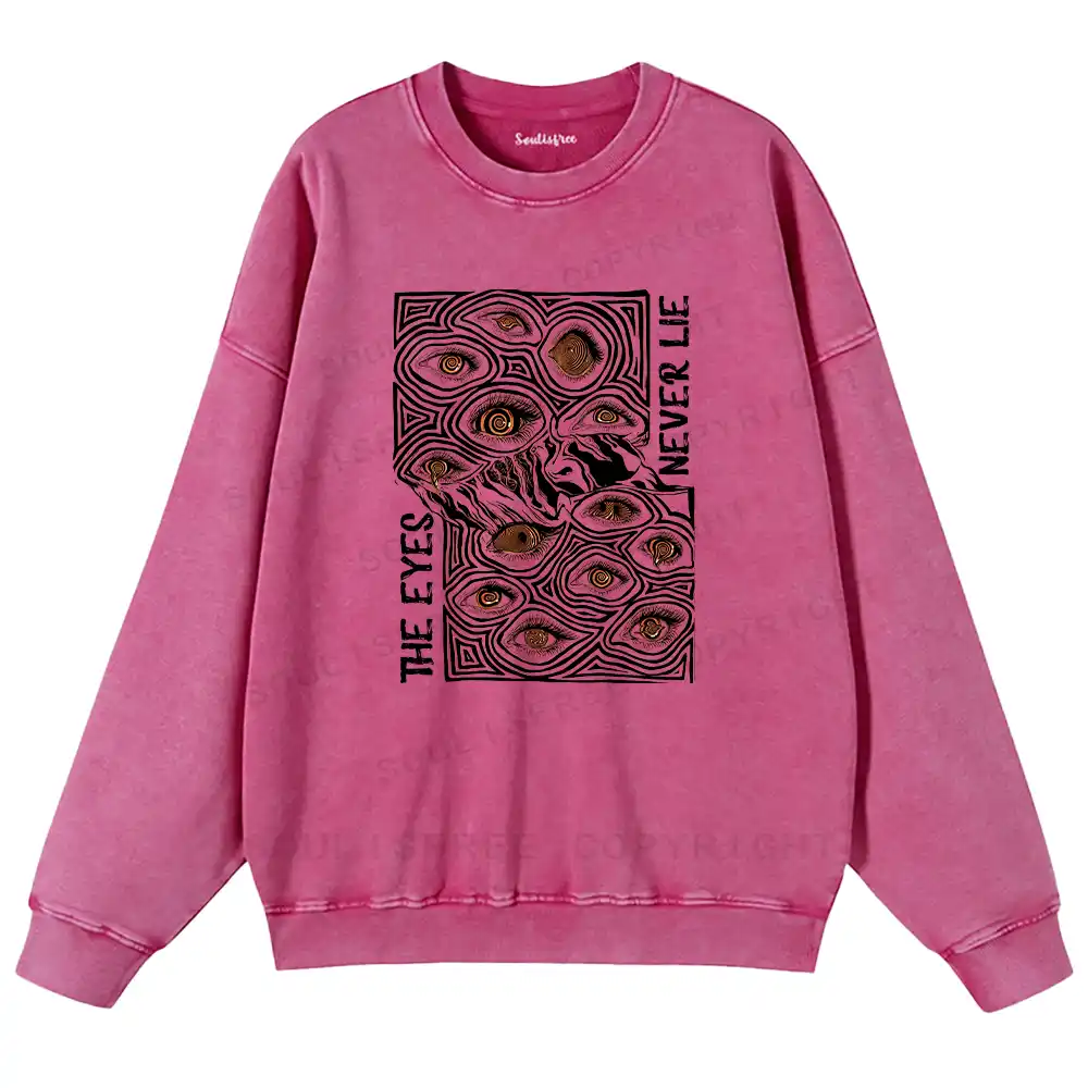 Behind the Eyes Washed Sweatshirts