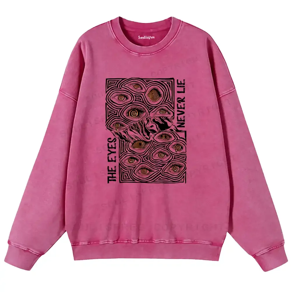 Behind the Eyes Washed Sweatshirts