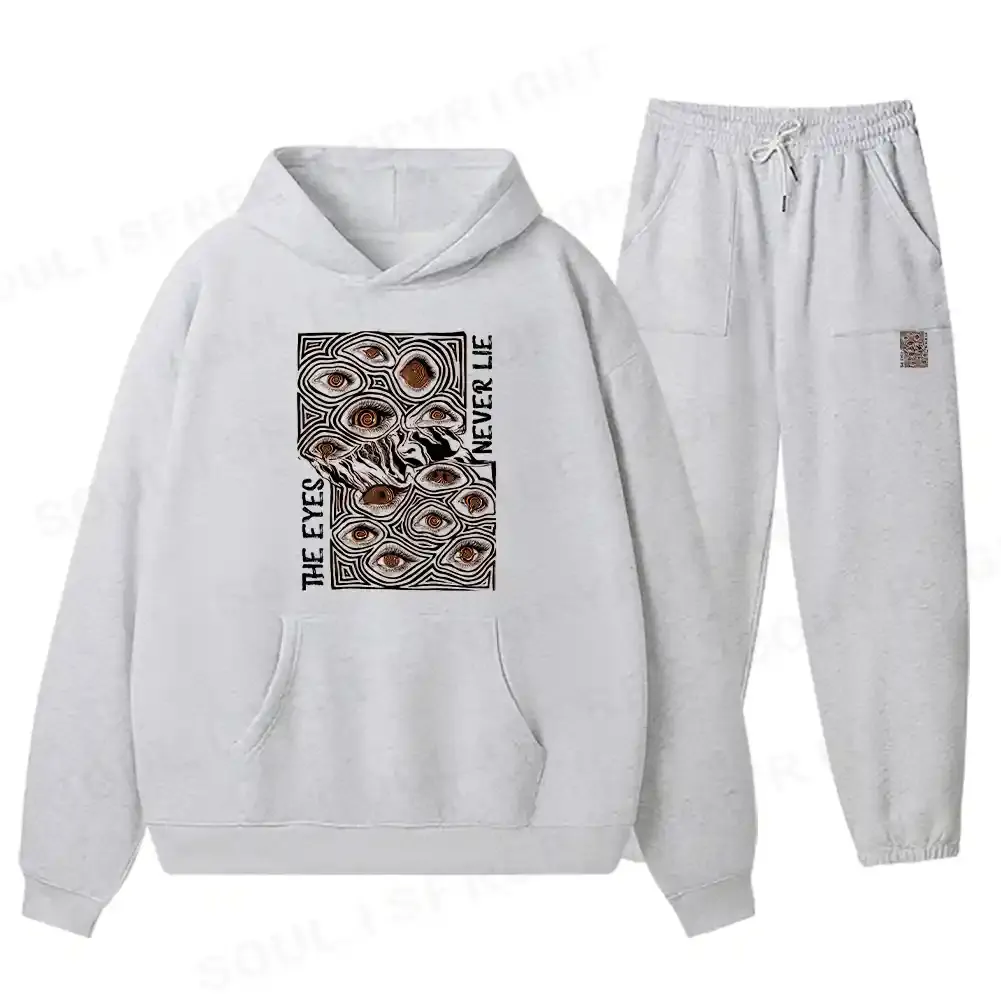 Behind the Eyes Fleece Hoodie Set
