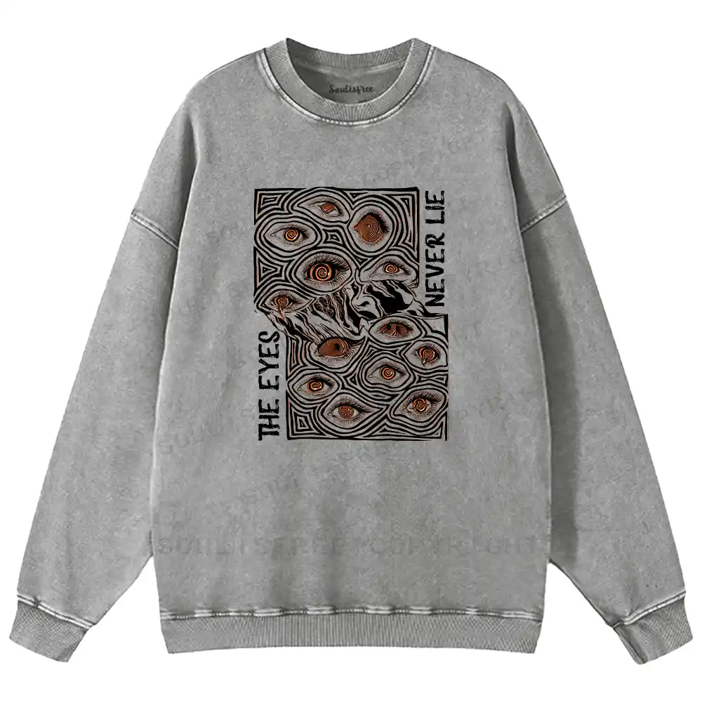 Behind the Eyes Washed Sweatshirts