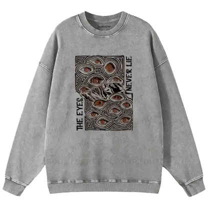 Behind the Eyes Washed Sweatshirts