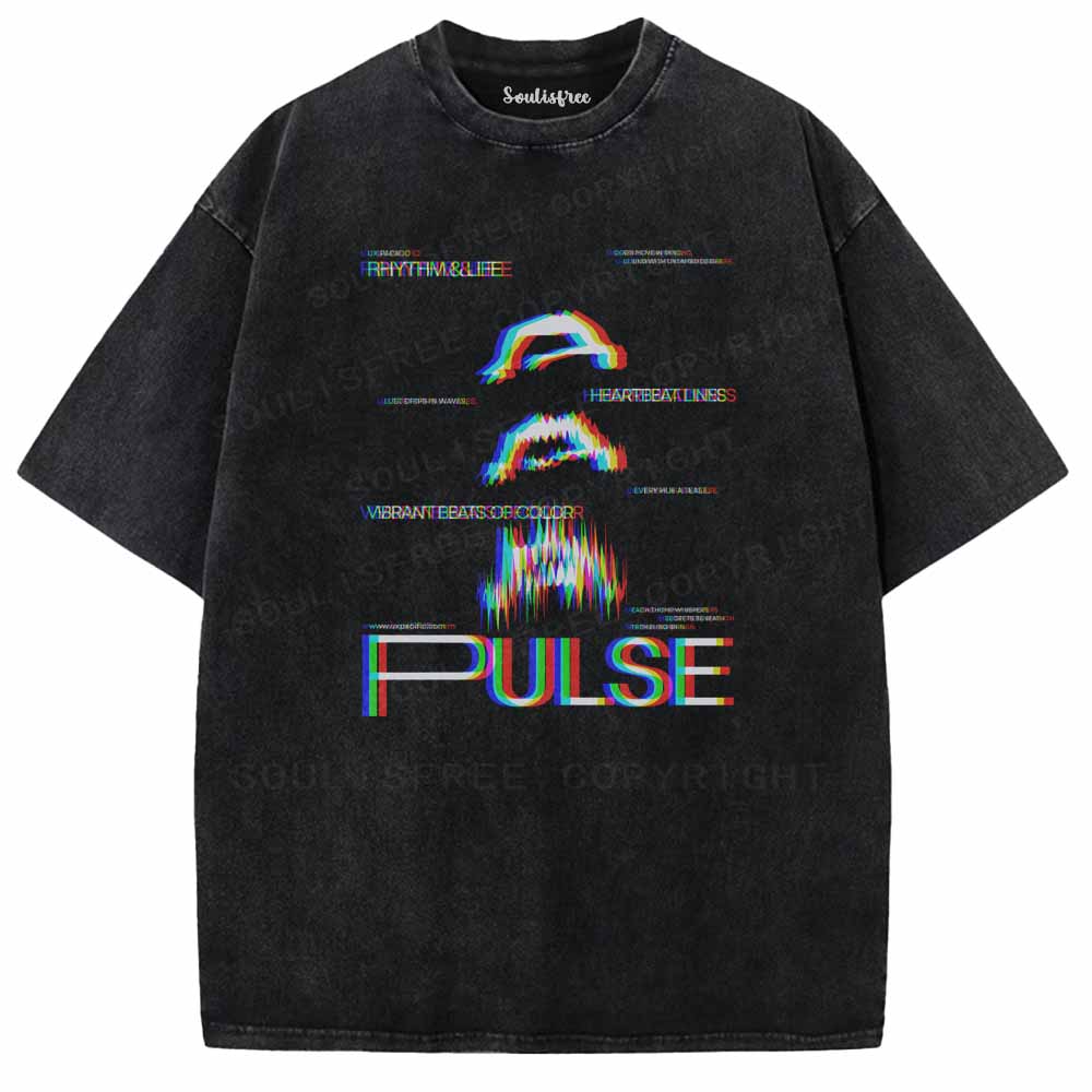 Soulisfree  RHYTHM & LIFE  Washed Tee