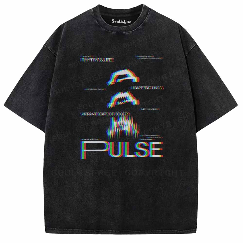 Soulisfree  RHYTHM & LIFE  Washed Tee