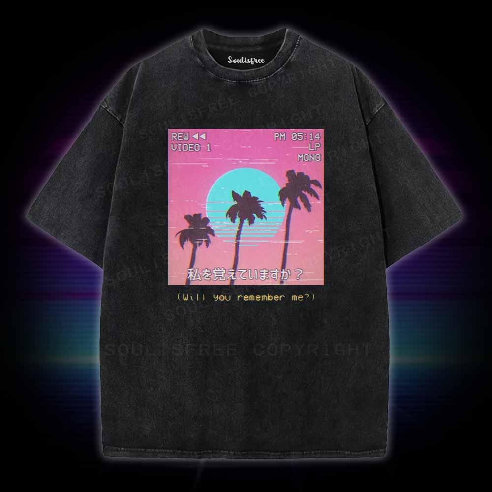 Soulisfree Will you remember me? Washed Tee