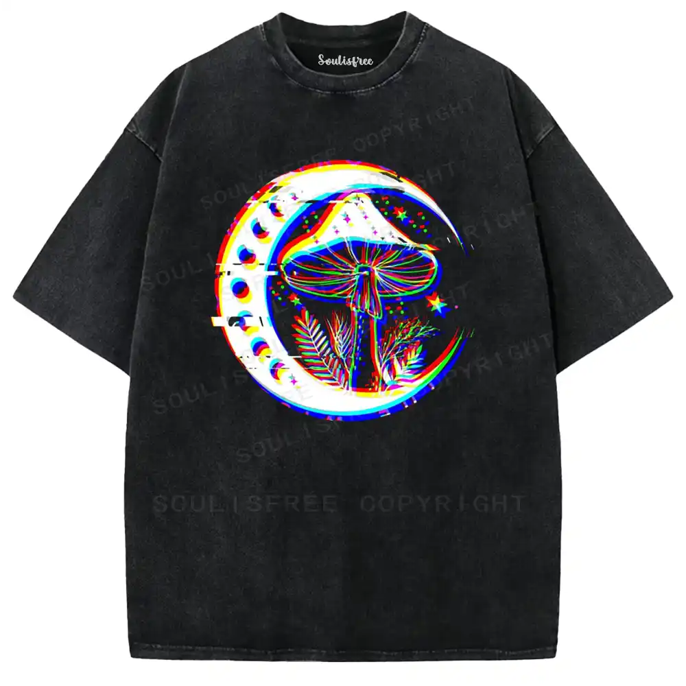 Chromatic Lunar Ring Washed T-shirt