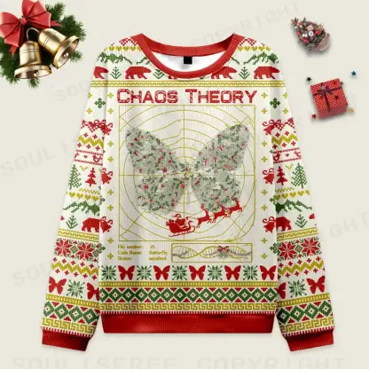 Chao Theory Ugly Christmas Knit Sweatshirt