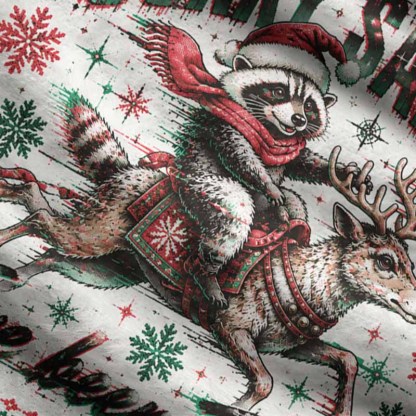 Soulisfree Sorry Santa I've Been Feral Fuzzy Cardigan Sweater