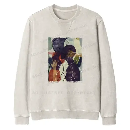 The Sea Of People Rises And Falls Fit Washed Sweatshirt