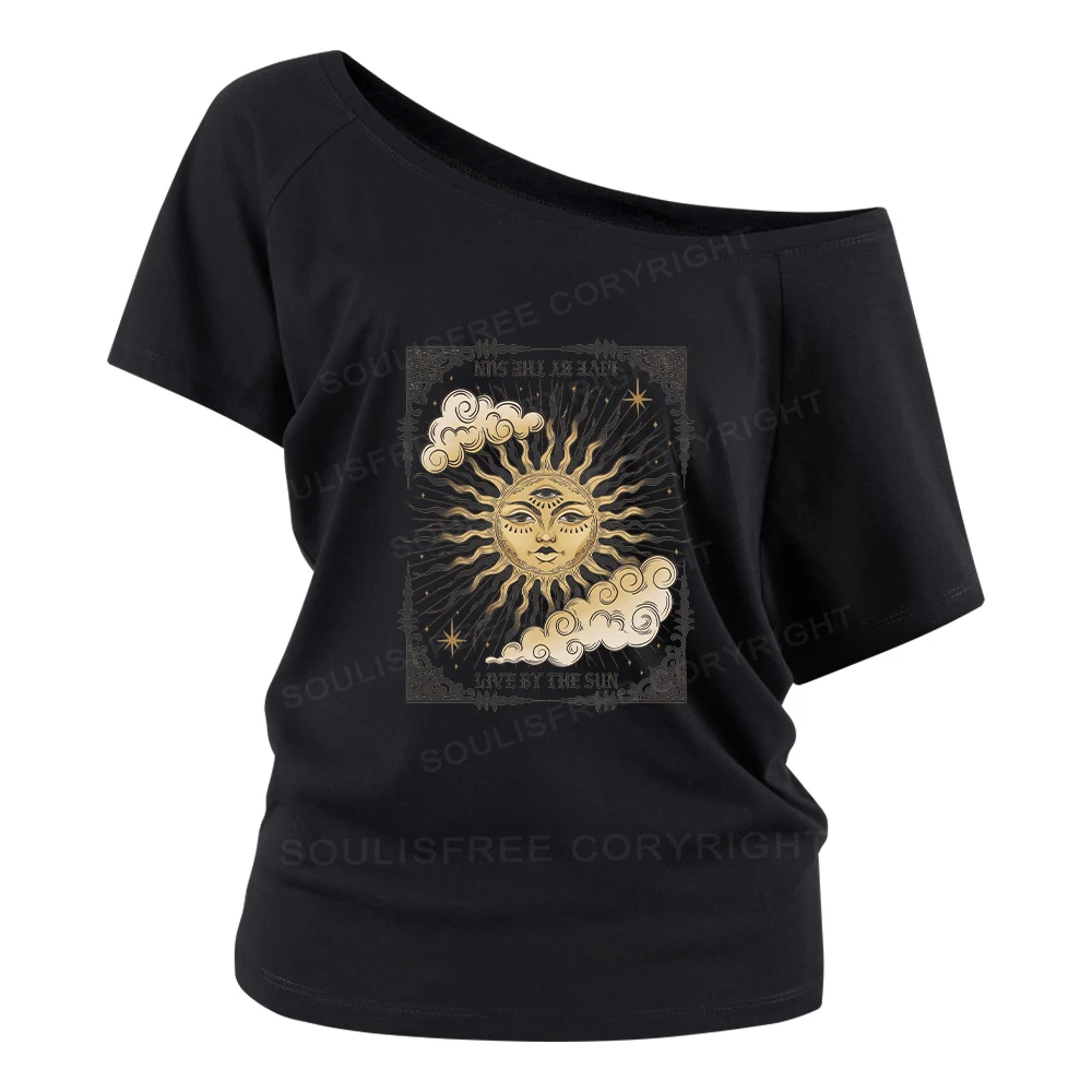 Living By The Sun Off Shoulder Top