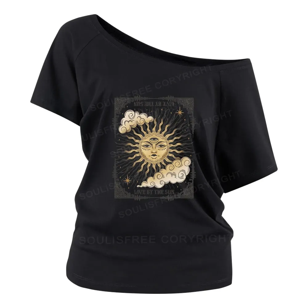 Living By The Sun Off Shoulder Top