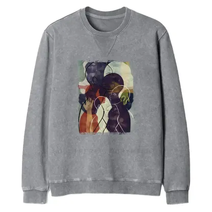 The Sea Of People Rises And Falls Fit Washed Sweatshirt