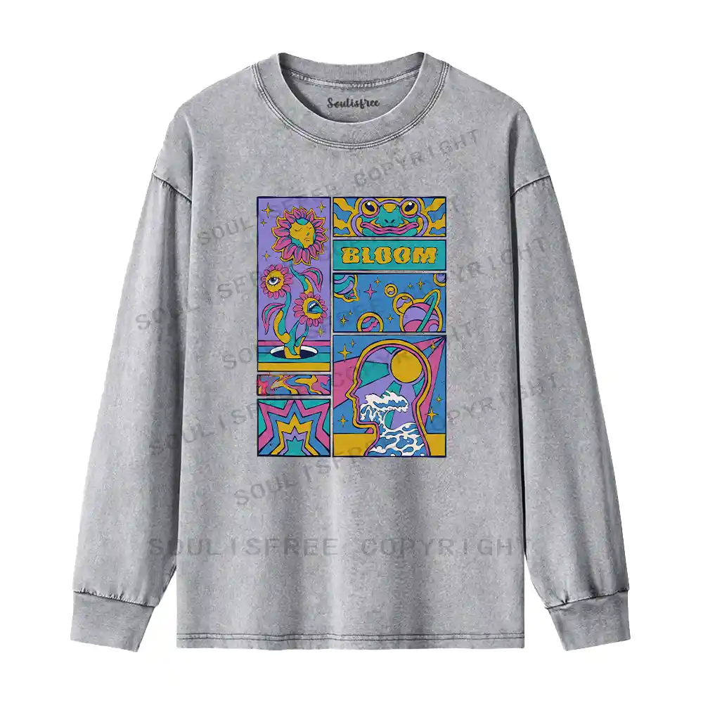 Bloom Washed Long Sleeve Shirt