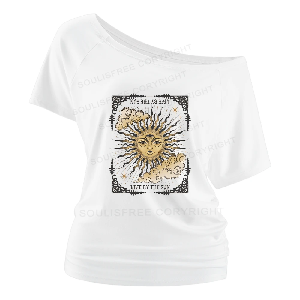 Living By The Sun Off Shoulder Top