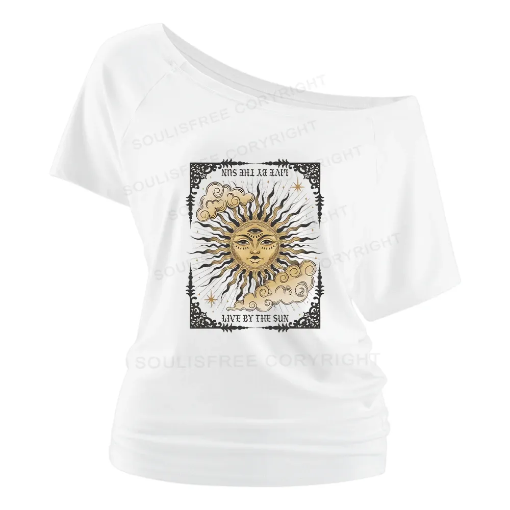 Living By The Sun Off Shoulder Top