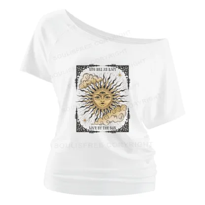 Living By The Sun Off Shoulder Top