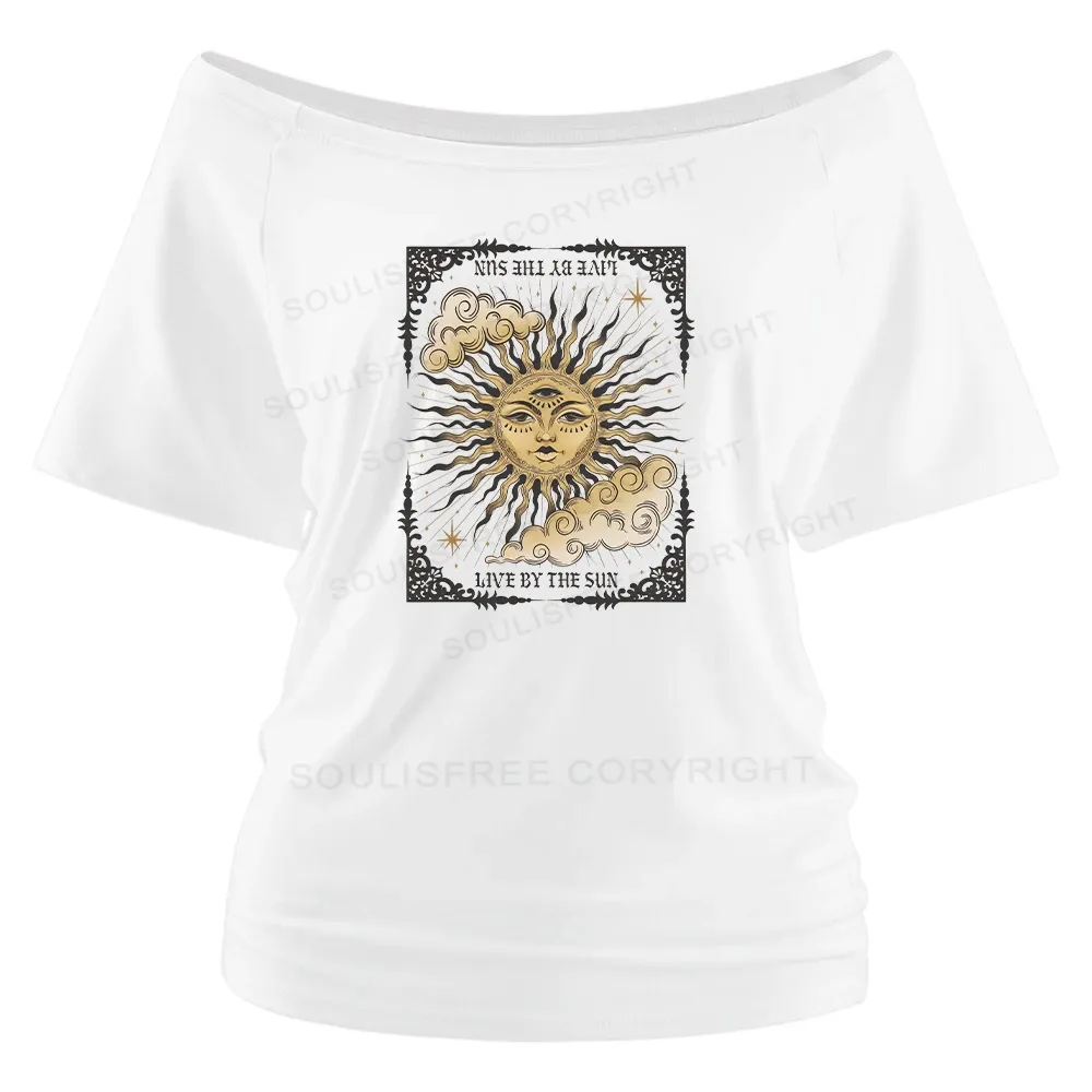 Living By The Sun Off Shoulder Top