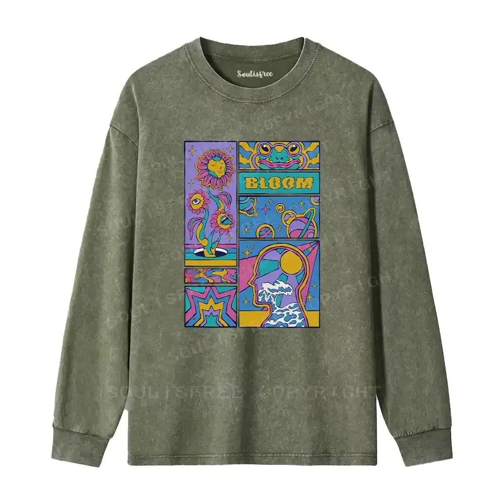 Bloom Washed Long Sleeve Shirt