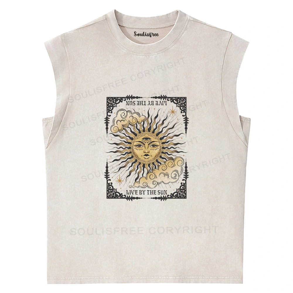 Living By The Sun Washed Tank Tops