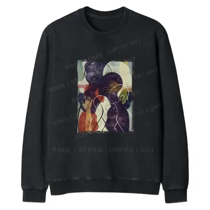 The Sea Of People Rises And Falls Fit Washed Sweatshirt