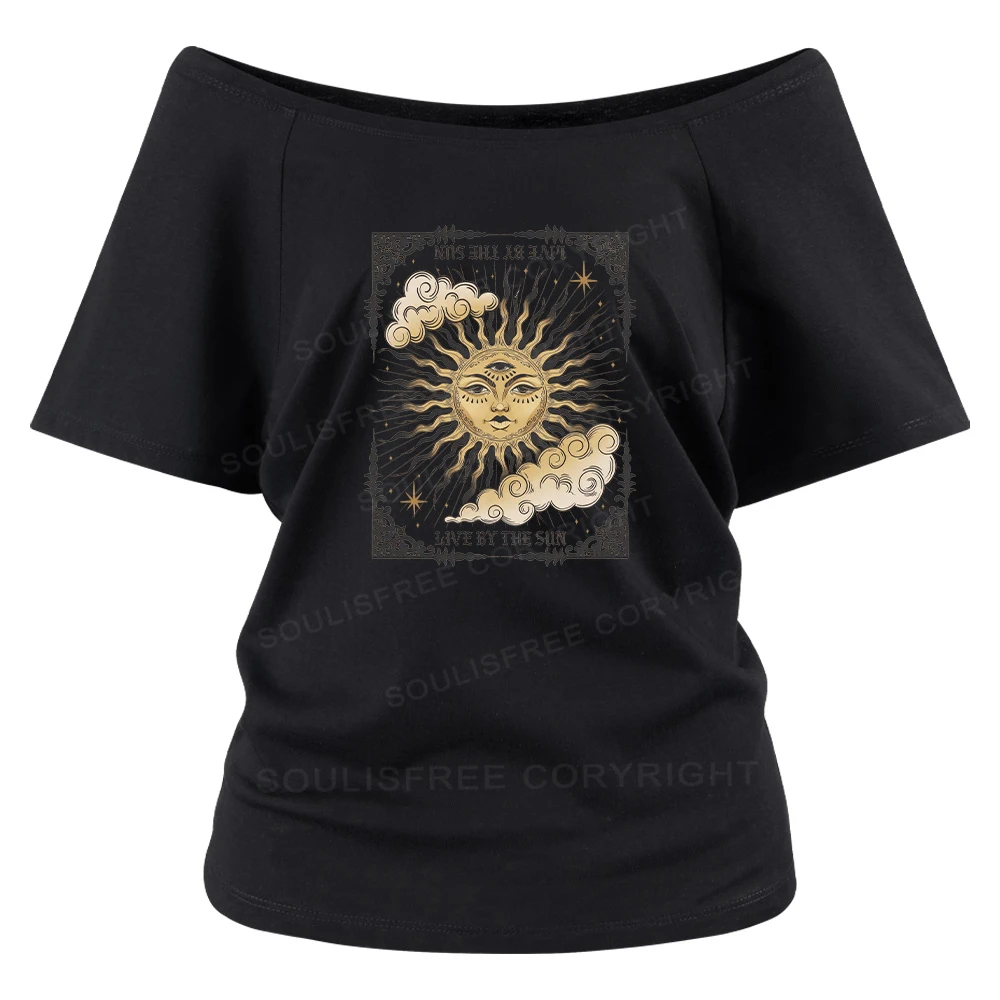 Living By The Sun Off Shoulder Top