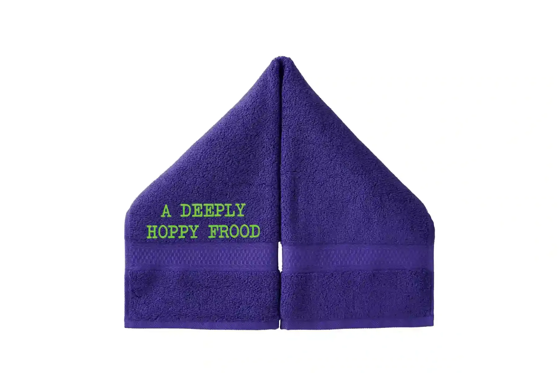 A Deeply Hoppy Frood Embroidered Hand Towel