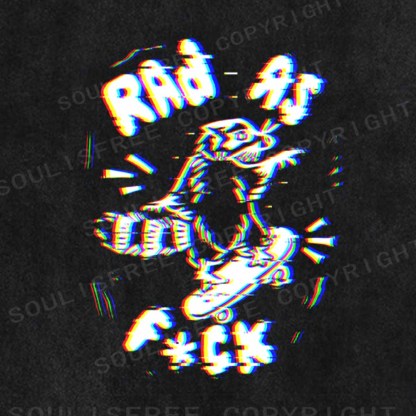 Soulisfree  RAD AS F*CK Washed Tee
