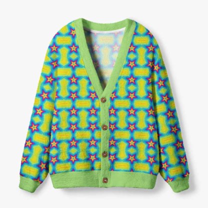 Soulisfree Chasing Stars, Finding Yourself Fuzzy Cardigan Sweater