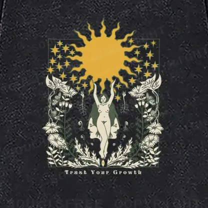 Trust Your Growth Washed Sweatshirts