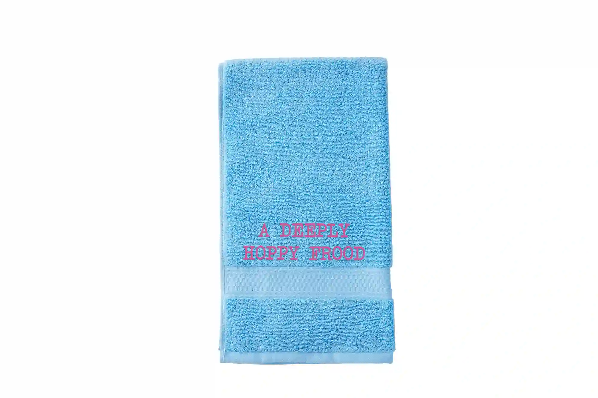 A Deeply Hoppy Frood Embroidered Hand Towel