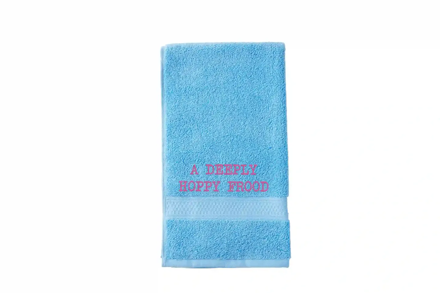 A Deeply Hoppy Frood Embroidered Hand Towel