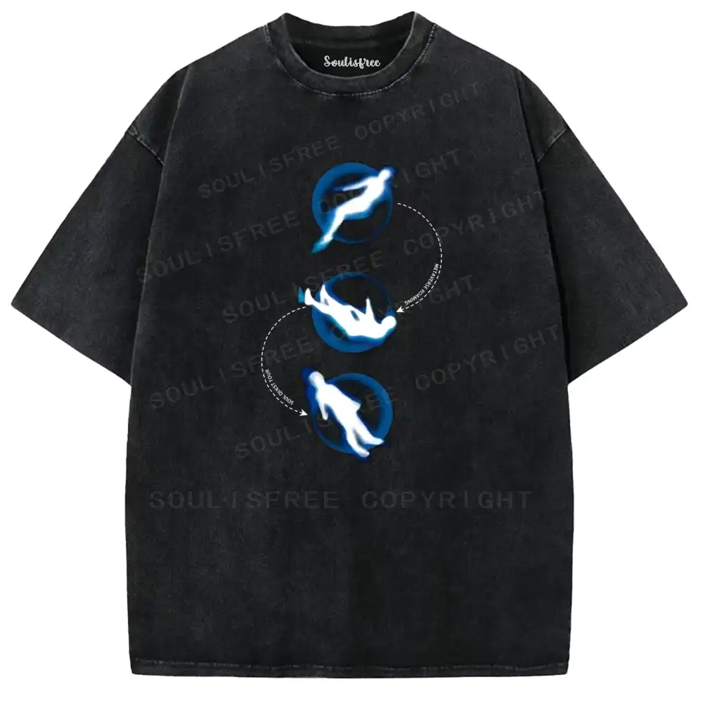 Azure Ethereal Cycle Washed T-shirt