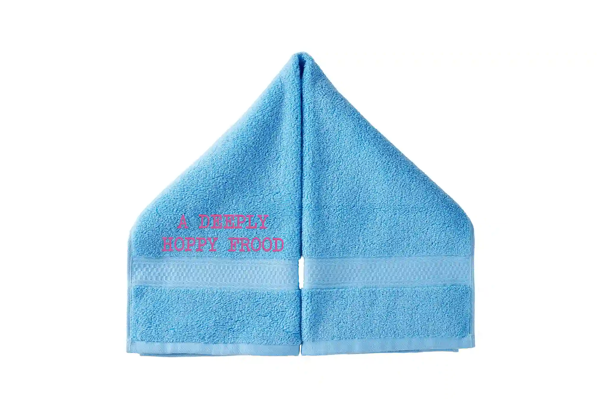 A Deeply Hoppy Frood Embroidered Hand Towel