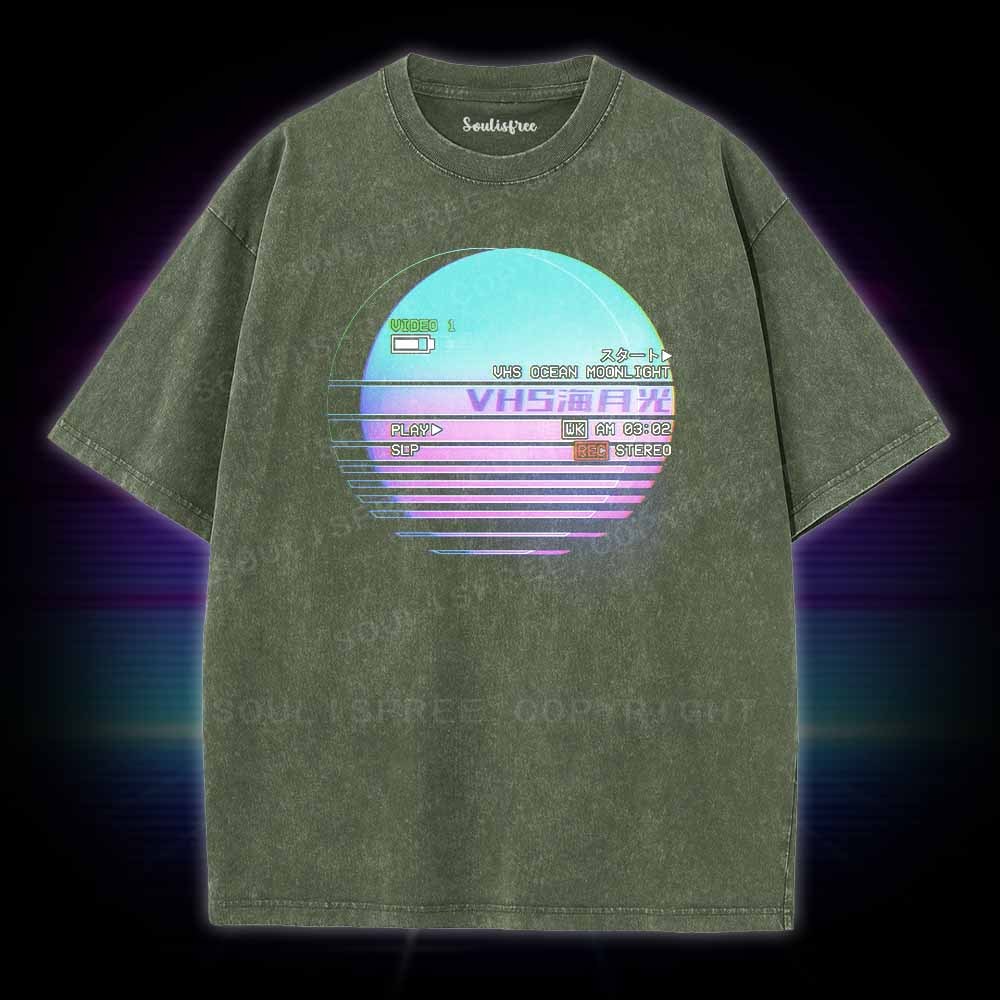 Soulisfree VHS Ocean Moonlight Washed Tee