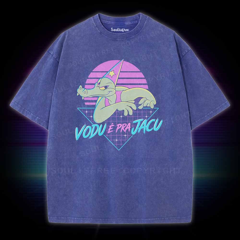 Soulisfree Vaporwave Gator Washed Tee