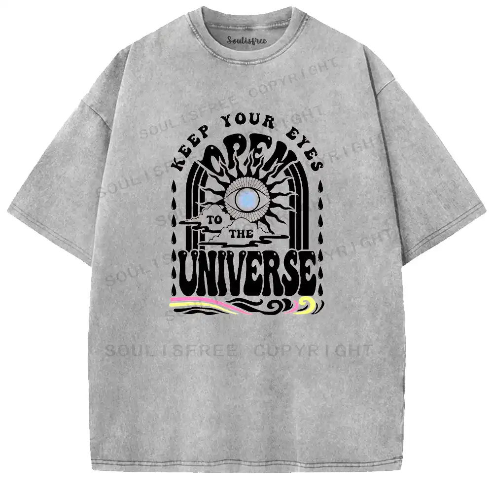 Cosmic Ocular Gateway Washed T-shirt