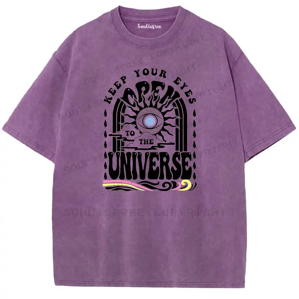Cosmic Ocular Gateway Washed T-shirt