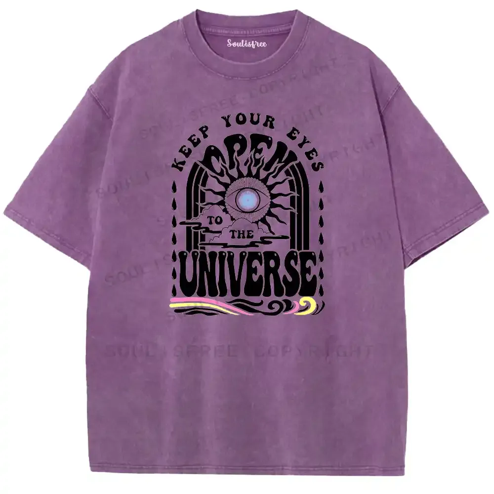 Cosmic Ocular Gateway Washed T-shirt