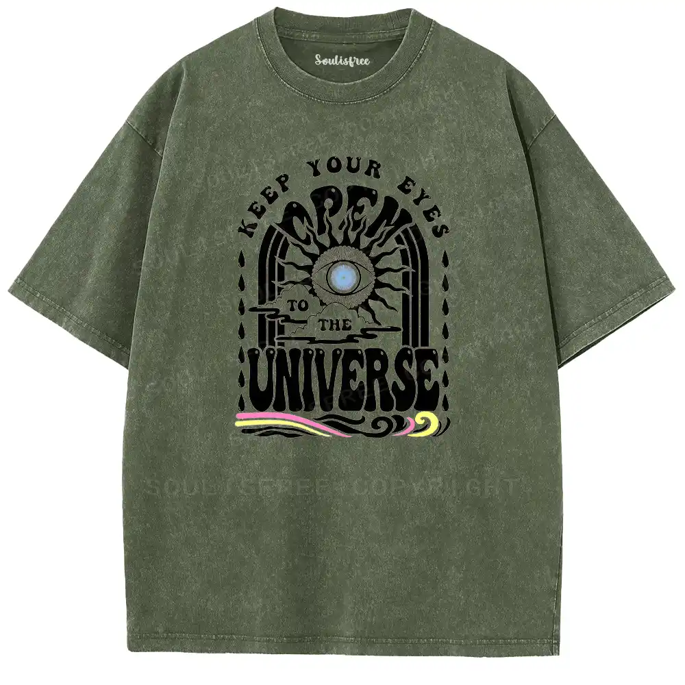 Cosmic Ocular Gateway Washed T-shirt