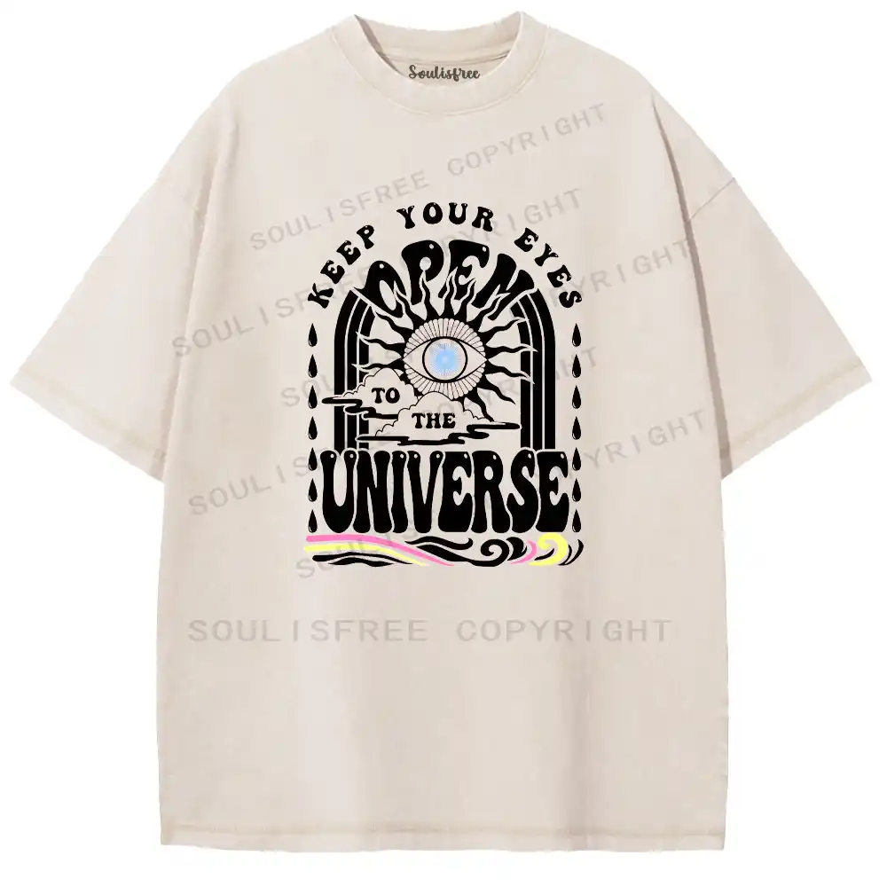 Cosmic Ocular Gateway Washed T-shirt