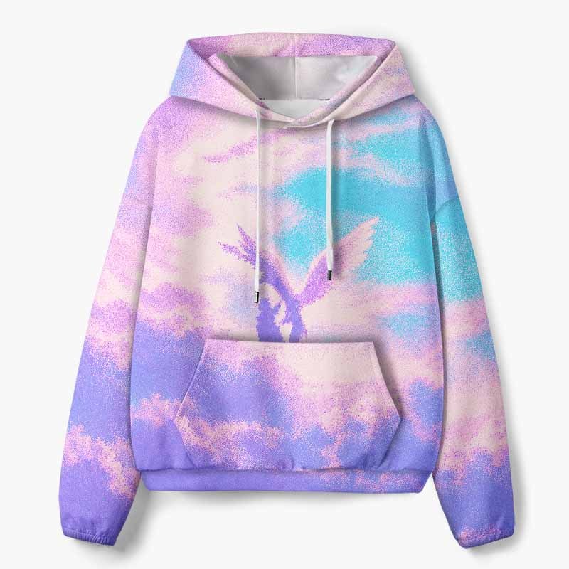 Soulisfree Somewhere Above The Clouds All-Over Print Hoodie