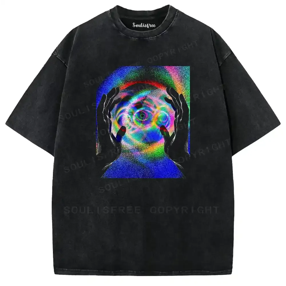 Iridescent Hand Core Washed T-shirt