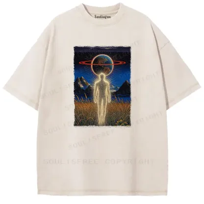 Stardust Spirit Earth Totem Washed T-shirt