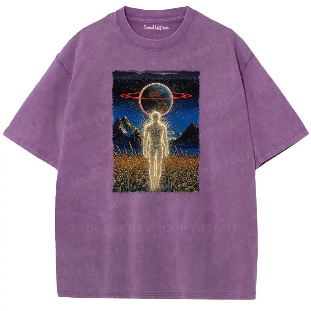 Stardust Spirit Earth Totem Washed T-shirt