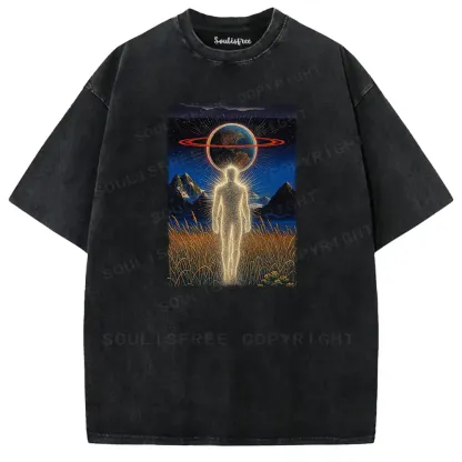 Stardust Spirit Earth Totem Washed T-shirt